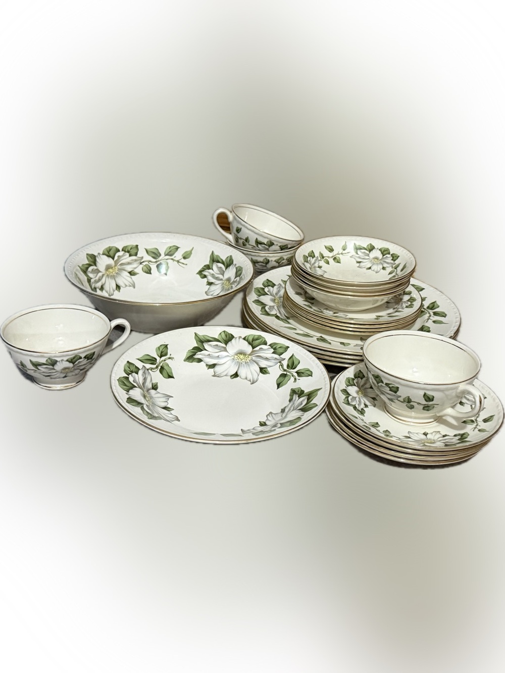 Homer Laughlin Cotillion Pattern China Set